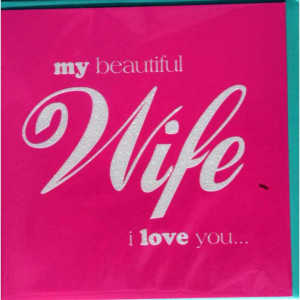 ... Cards :: Family Cards :: My Beautiful Wife I Love You BB Card