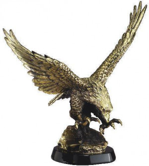 Eagle In-Flight On Base Military Eagles | Eagle Statues | Plaques