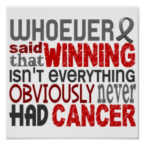 Fight Brain Cancer Quotes