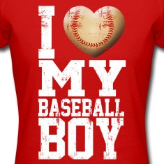 heart_my_baseball_boy Women's T-Shirts