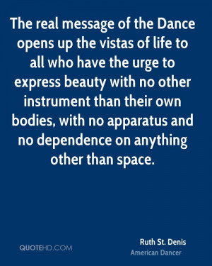 Ruth St. Denis Beauty Quotes