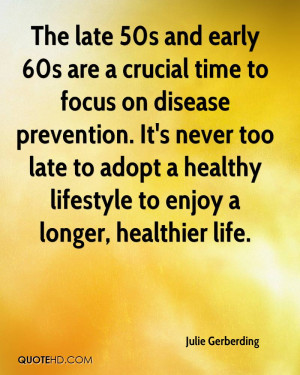 The late 50s and early 60s are a crucial time to focus on disease ...