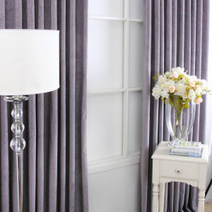 curtain solid color plain finished products curtains China Mainland