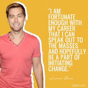 10 Inspirational Lance Bass quotes about being gay and coming out
