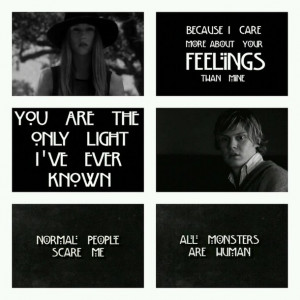 American Horror Story Black And White Quotes