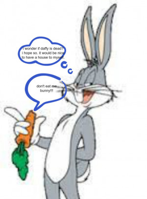 Bugs Bunny Carrot Quotes Bugs and the scared carrot