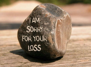 Am Sorry For Your Loss On Rock Sympathy Graphic