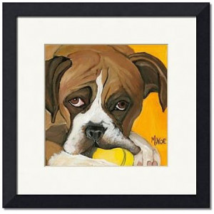 Boxer Dog Posters with Quotes