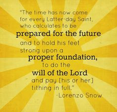 ... for this week's #ReliefSociety lesson! SO cute! #tithing #lds #handout