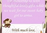 baby shower card what to write