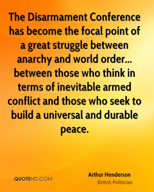 The Disarmament Conference has become the focal point of a great ...