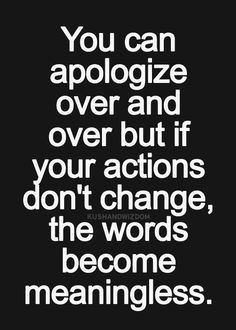 speak louder than words... I have been saying this for a long, long ...