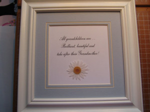 Framed quote for your special grandmother - 9x9 - 