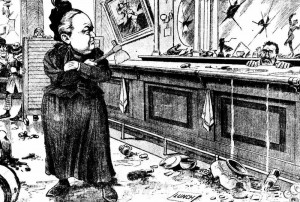 Carrie Nation Starts Violent Campaign Against Saloons Featured Hot