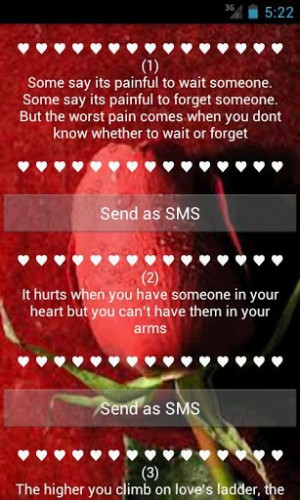 View Bigger Sad Love Quotes For Android Screenshot