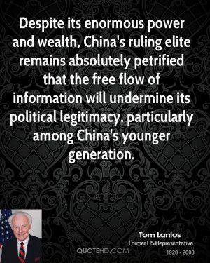 power and wealth, China's ruling elite remains absolutely petrified ...