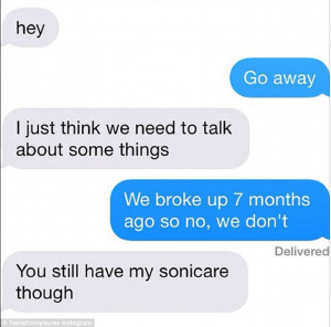 Is one of YOUR texts to an ex here? Hilarious messages sent by former ...