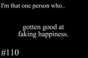 fake #happiness #happy #quote #love #life