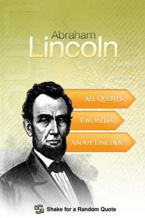 Abraham Lincoln Quotes For