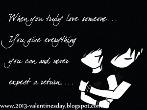 ... Love You Quotes For Valentines Day And The Picture Of The Couple