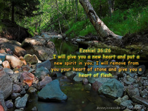 Bible Verse Wallpaper - Ezekiel 36:26