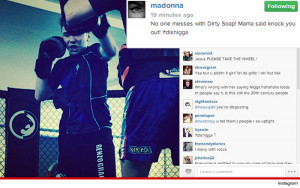madonna instagram post 300x188 Madonna Under Fire for Calling Son ...