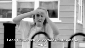 and White suicide emily osment cyberbully black and white gif Suicide ...