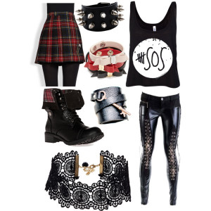 5sos fangirl source http polyvore com 5sos goth fangirl set id ...