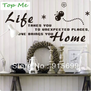 places love brings you home english quote wall decals wall jpg