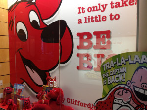 ... the store yes it only takes a little to be big you tell em big red dog