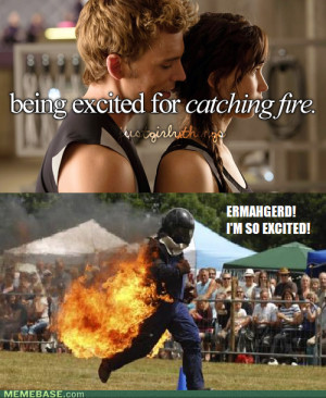 Hunger Games Catching Fire? How they possibly got this name for the ...