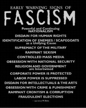 Early Warning Signs of Fascism