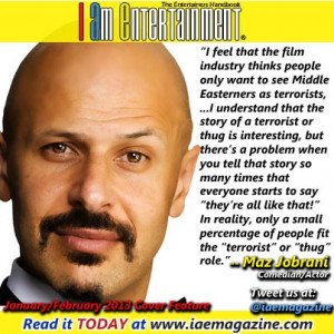 Maz Jobrani quote on stereotypes in the Jan/Feb 2013 issue of I Am ...