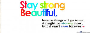 Stay Strong Fb Cover Facebook Cover