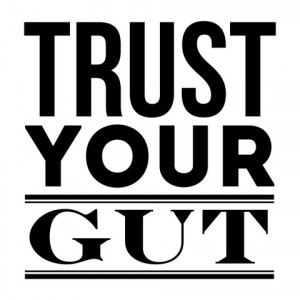 Home › Trust Your Gut - Office Quote Wall Decals