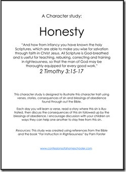 votes character study honesty story title character study honesty ...