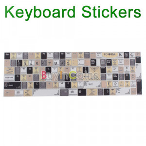 cute computer laptop keyboard posted keyboard stickers 6pcs lot jpg