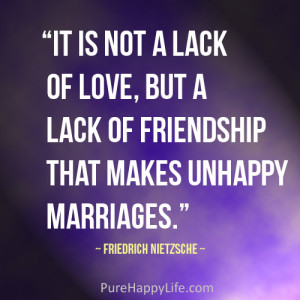 Love Quote: It is not a lack of love, but a lack of..