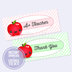 ... are here: Home / Products / Teacher Appreciation Candy Bar Wrappers