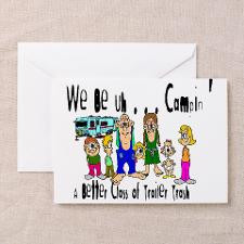 Trailer Trash Greeting Cards (6) for
