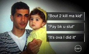 ... message left by father before he stabbed his toddler daughter to death