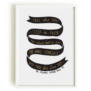 A4 Dr Martin Luther King, Jr. quote print - Meaningful Quote
