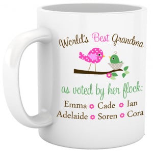 Personalized world's best grandma (or nana or grammy, etc) voted by ...
