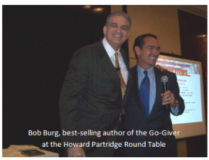 ... the stage with Zig Ziglar at Bob Burg's event. Here' Bob on my stage