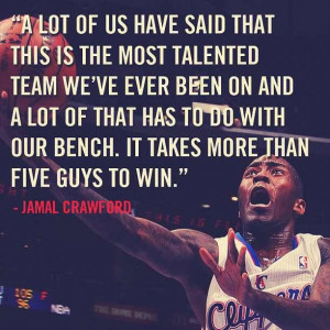 Jamal Crawford quote - Los Angeles Clippers Picture