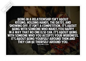 Being in a relationship quote