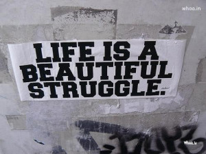 Quote Life Is Beautiful Wallpaper