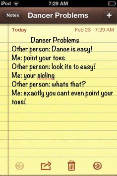 Dancer Problems ♥ Wonderful! www.thewonderfulworldofdance.com # ...