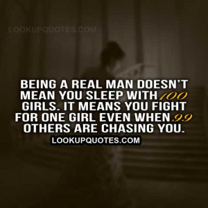 quotes about real men
