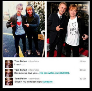 Tom Felton ...